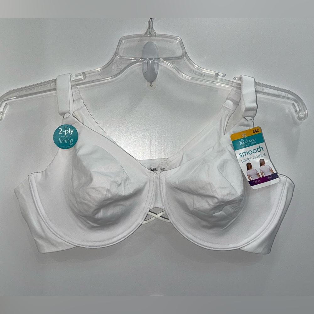 Vanity Fair Women's White Smooth Underwire Bra